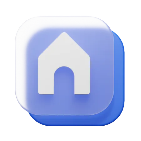 Maison  3D Icon