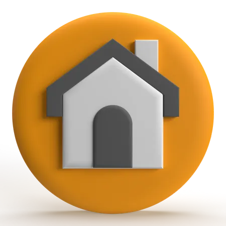 Maison  3D Icon