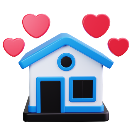 Maison  3D Icon