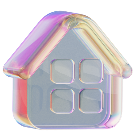 Maison  3D Icon