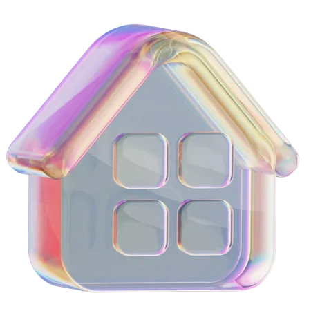 Maison  3D Icon