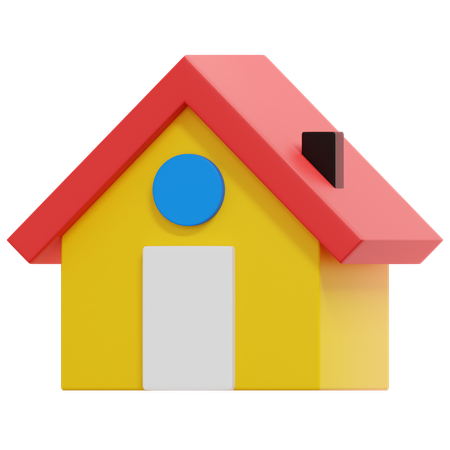 Maison  3D Icon