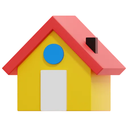 Maison  3D Icon