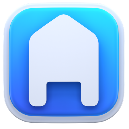 Maison  3D Icon