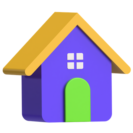 Maison  3D Icon