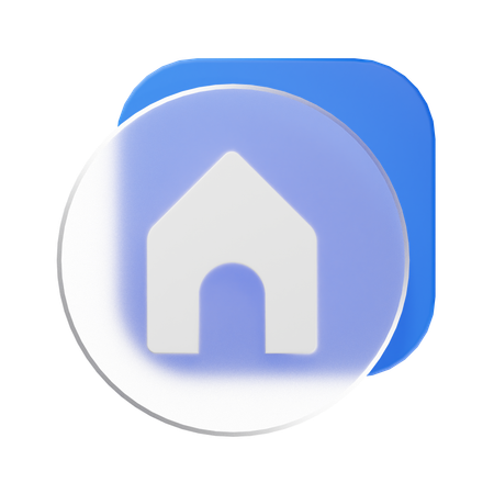 Maison  3D Icon