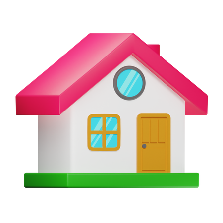 Maison  3D Icon