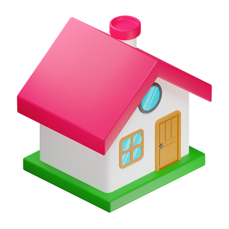 Maison  3D Icon