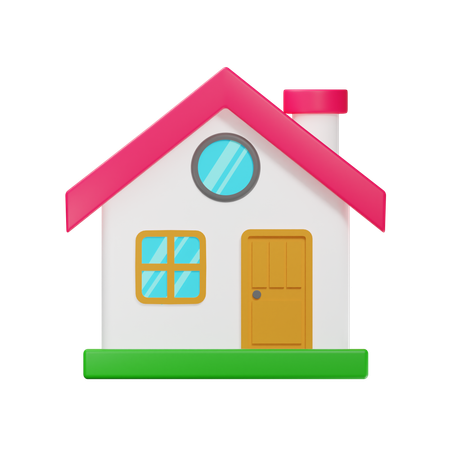 Maison  3D Icon