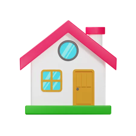 Maison  3D Icon