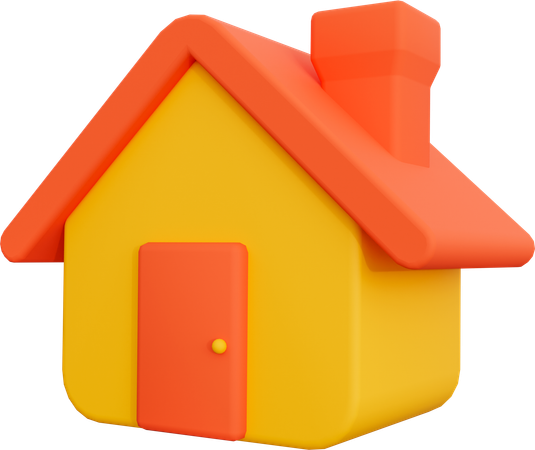 Maison  3D Icon