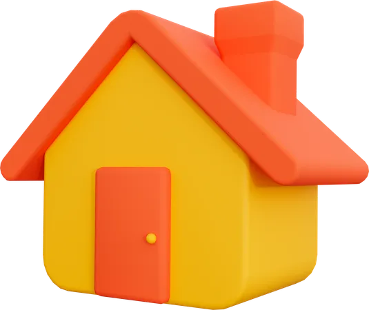 Maison  3D Icon