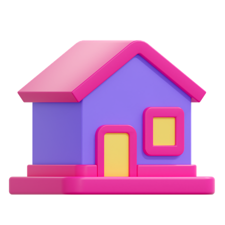 Maison  3D Icon