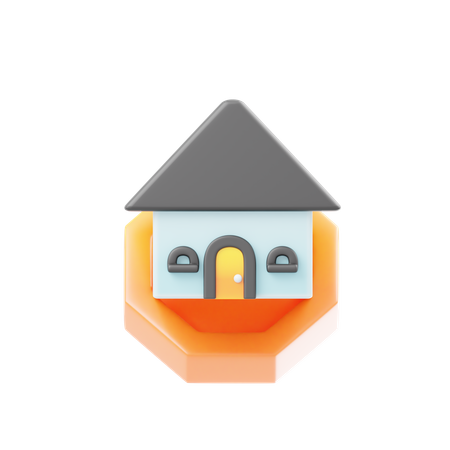 Maison  3D Icon