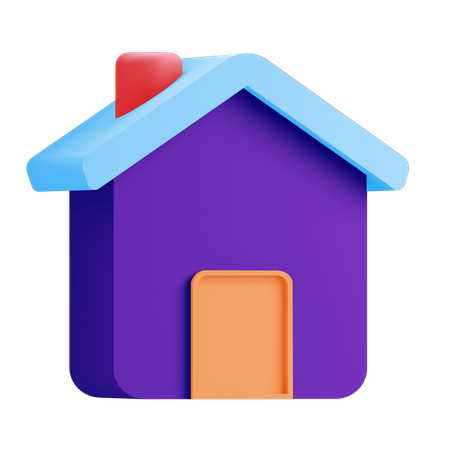 Maison  3D Icon