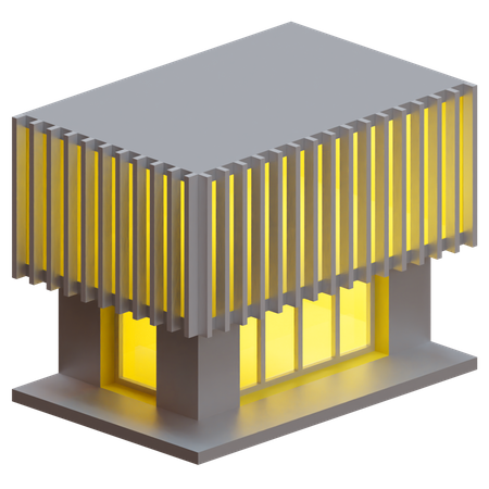 Maison  3D Icon