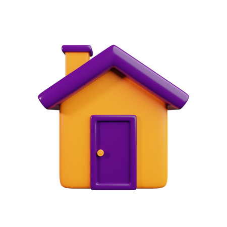 Maison  3D Icon