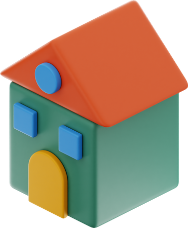 Maison  3D Icon