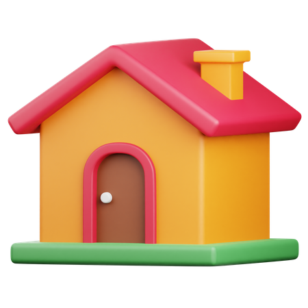 Maison  3D Icon