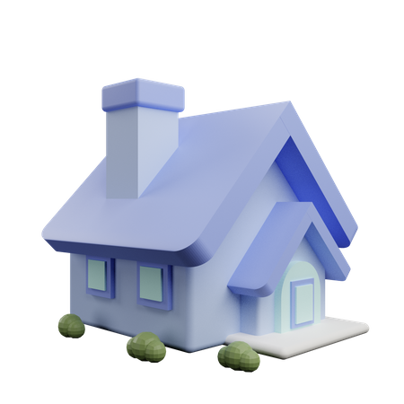 Maison  3D Icon