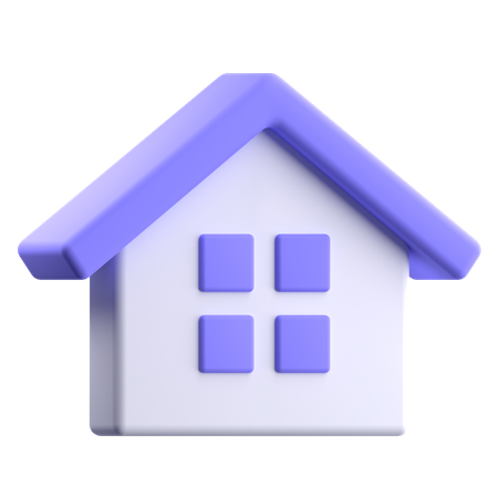 Maison  3D Icon