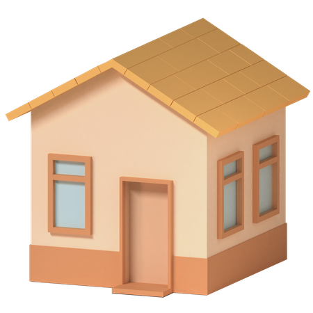 Maison  3D Icon