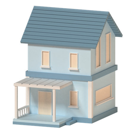 Maison  3D Icon
