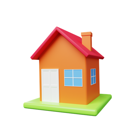 Maison  3D Icon