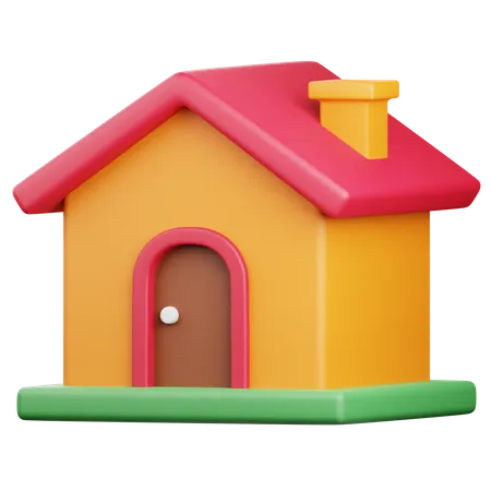 Maison  3D Icon