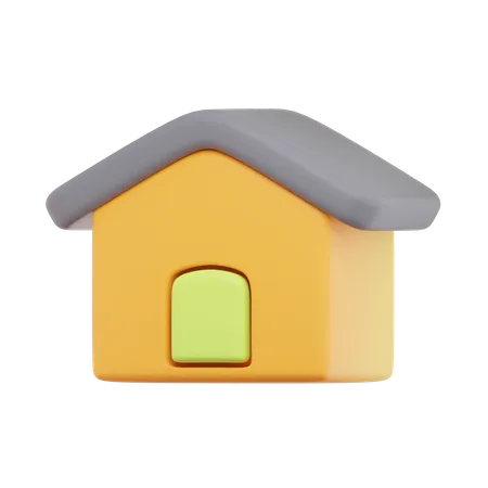 Maison  3D Icon