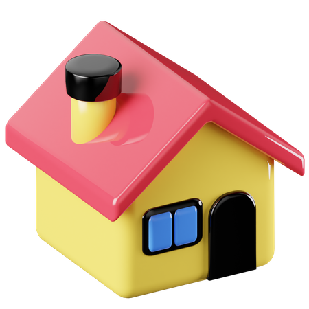 Maison  3D Icon