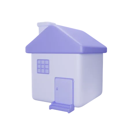 Maison  3D Icon