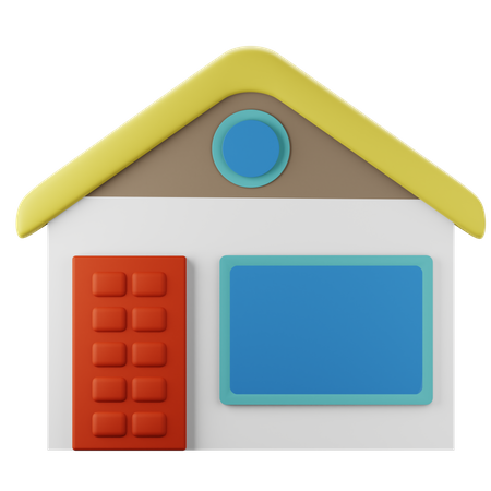 Maison  3D Icon