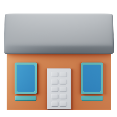 Maison  3D Icon