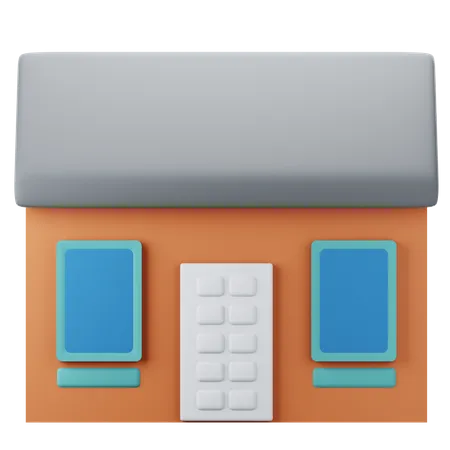 Maison  3D Icon