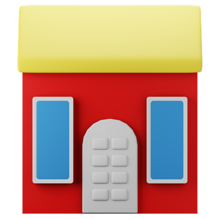 Maison  3D Icon