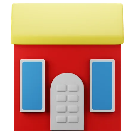 Maison  3D Icon