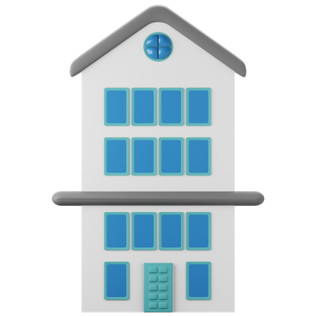 Maison  3D Icon