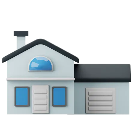 Maison  3D Icon