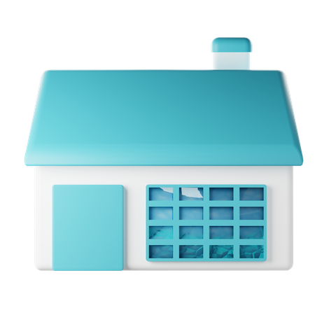 Maison  3D Icon