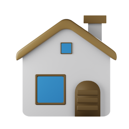 Maison  3D Icon