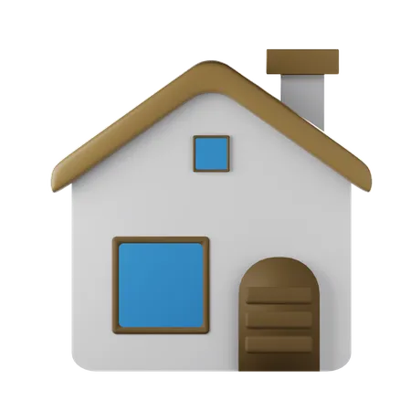 Maison  3D Icon