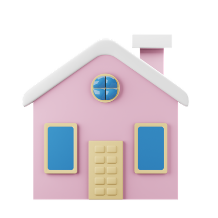 Maison  3D Icon