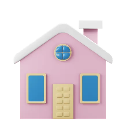 Maison  3D Icon