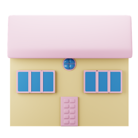 Maison  3D Icon