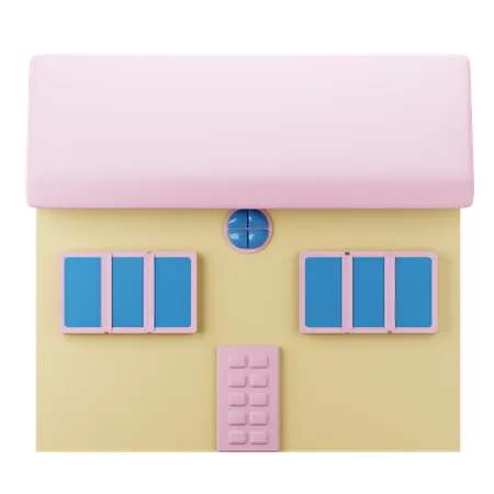 Maison  3D Icon