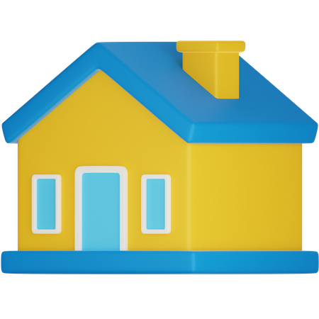 Maison  3D Icon