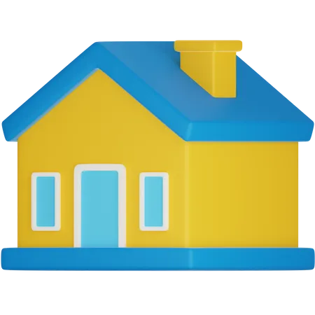 Maison  3D Icon