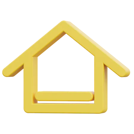 Maison  3D Icon