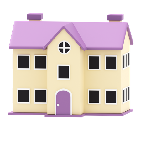 Maison  3D Icon